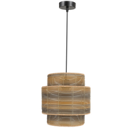 Tide Drum Natural Rattan Look Pendant Light - Lighting.co.za