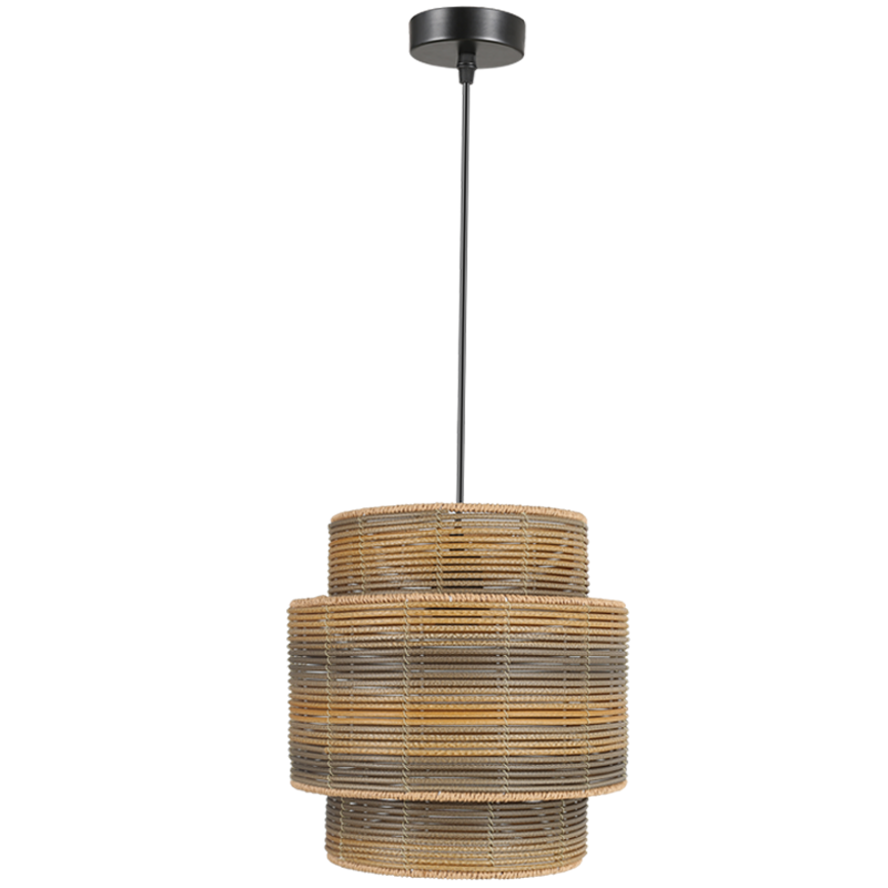 Tide Drum Natural Rattan Look Pendant Light - Lighting.co.za
