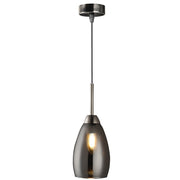 Beluga Amber or Smoke Glass Pendant Light - Lighting.co.za