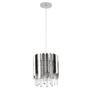 Fragment Polished Steel or Gold and Clear Crystal Glass Pendant Light - Lighting.co.za