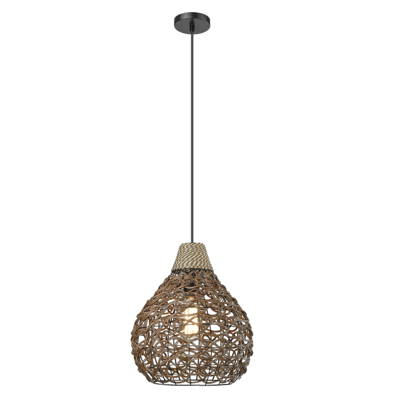 Belana Woven Rope Rattan Pendant Light - Lighting.co.za