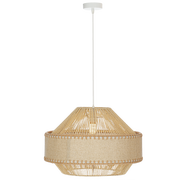 Gilda Natural Rope and Linen Pendant Light - Lighting.co.za