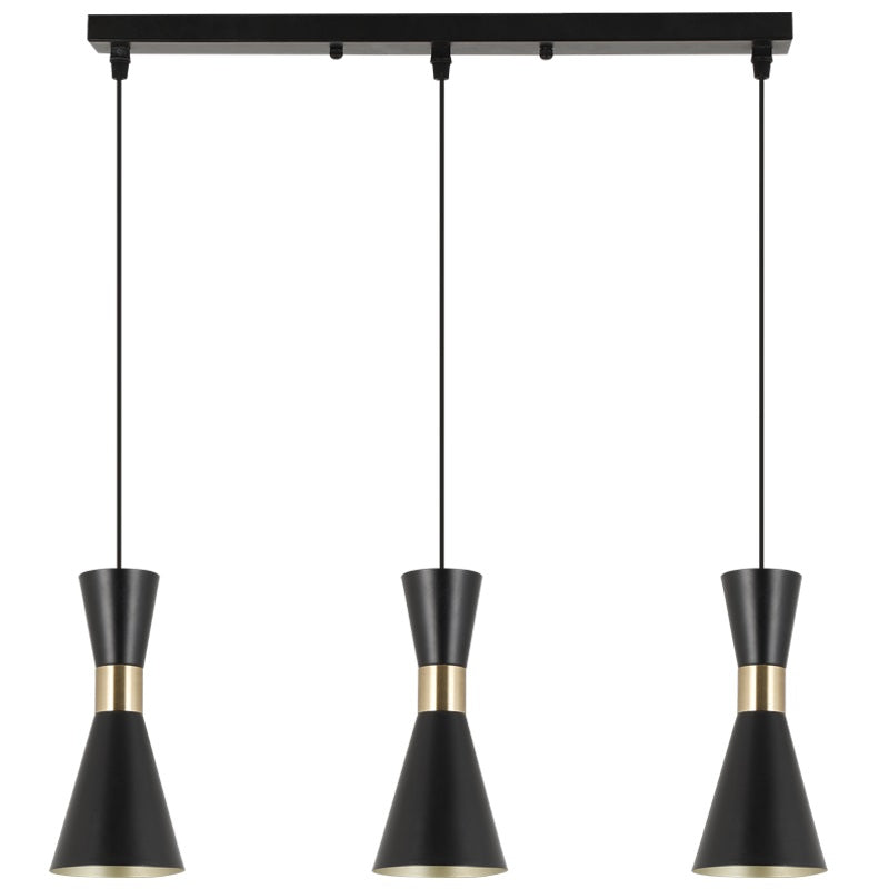 Clarkson Black Gold 1 | 3 Light Pendant Light - Lighting.co.za