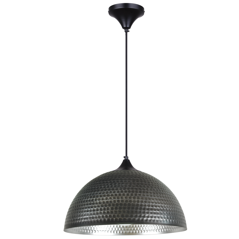 Brooklyn Beaten Antique Brass | Silver Pendant Light - Lighting.co.za