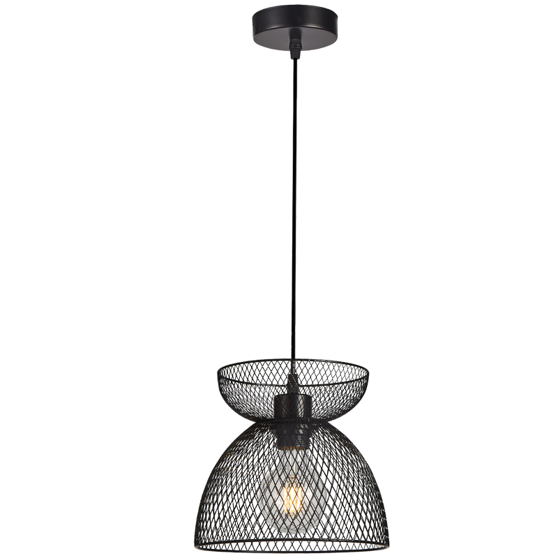 Lucia Gold or Black Mesh Pendant Light - Lighting.co.za
