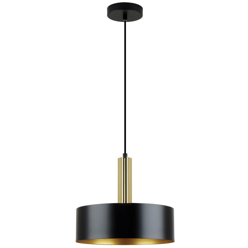 Moda Black Gold | White Silver Metal Shade Pendant Light - Lighting.co.za