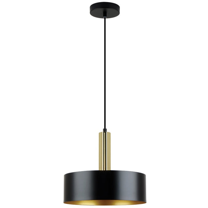 Moda Black Gold | White Silver Metal Shade Pendant Light