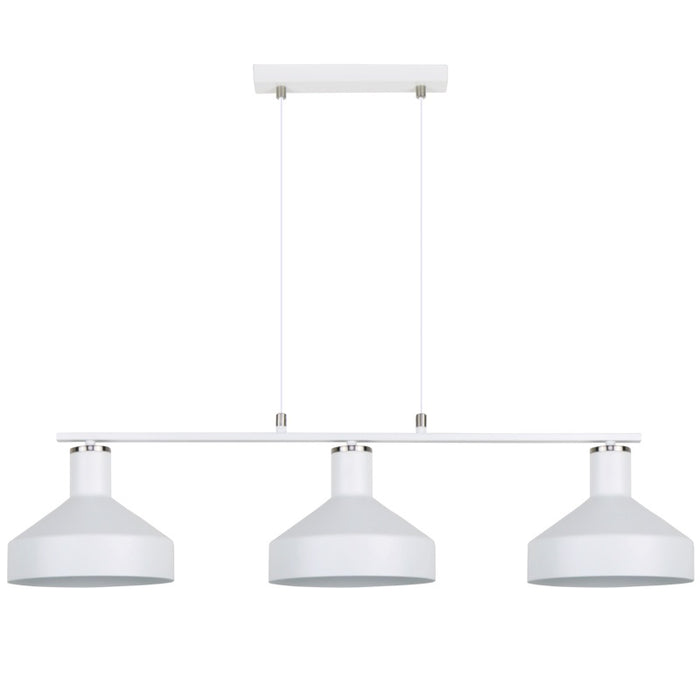 Helga Black | White 3 Light Bar Pendant Light