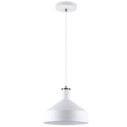 Helga Black | White Metal Shade Pendant Light - Lighting.co.za