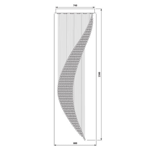 Delia Drop Chrome and Clear 12 Light Swirl Crystal Chandelier - Lighting.co.za