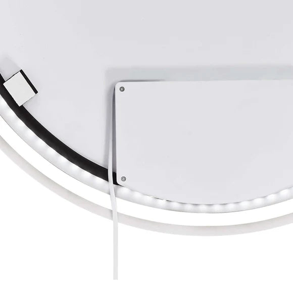 Amore Round Frameless Front and Backlit CCT LED Bathroom Mirror