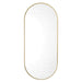Pill Gold Frame Wall Mirror - Lighting.co.za