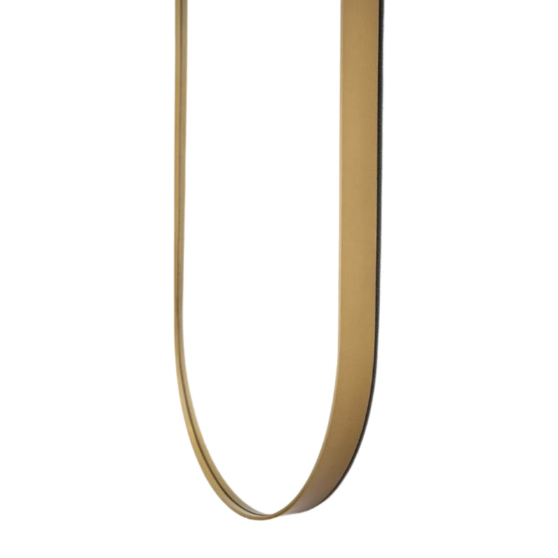 Pill LED Backlit Gold or Black Round Wall Mirror 4 Sizes - Lighting.co.za