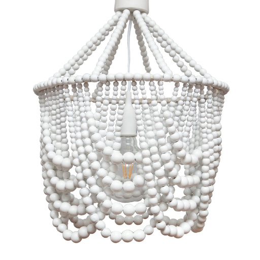 Sierra Single Draped Beaded Chandelier 2 Sizes - Lighting.co.za