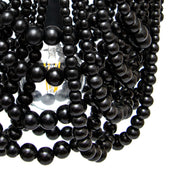 Sierra Single Draped Beaded Chandelier 2 Sizes - Lighting.co.za