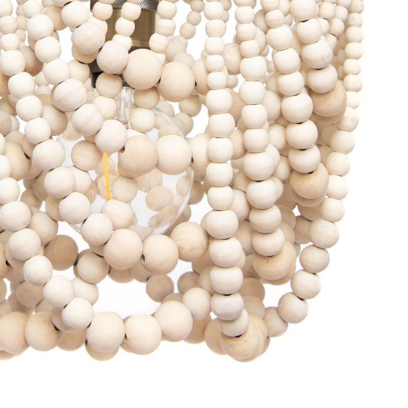 Sierra Single Draped Beaded Chandelier 2 Sizes - Lighting.co.za