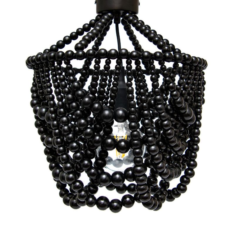 Sierra Single Draped Beaded Chandelier 2 Sizes - Lighting.co.za