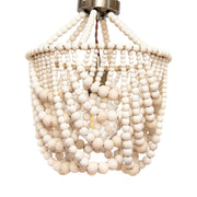 Sierra Single Draped Beaded Chandelier 2 Sizes - Lighting.co.za