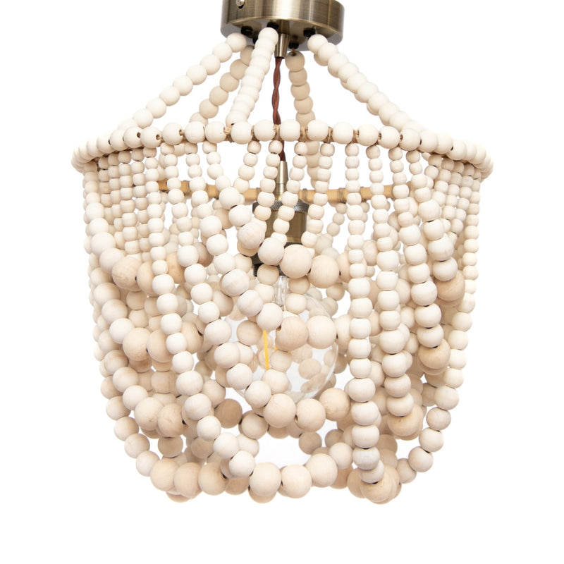 Sierra Single Draped Beaded Chandelier 2 Sizes - Lighting.co.za