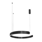 Alice Black | White | Gold Open Ring LED Pendant Light - Lighting.co.za