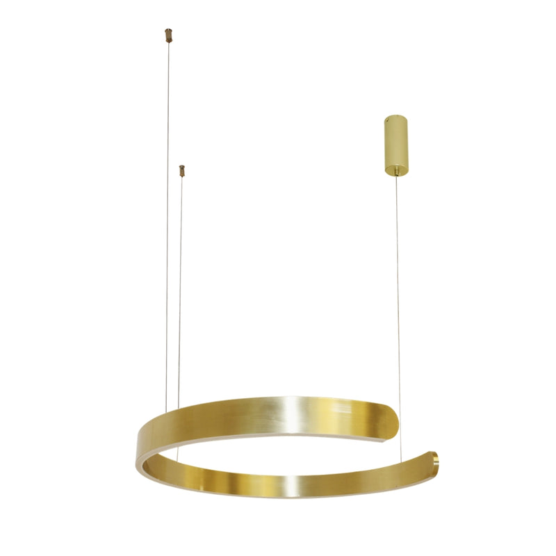 Alice Black | White | Gold Open Ring LED Pendant Light - Lighting.co.za