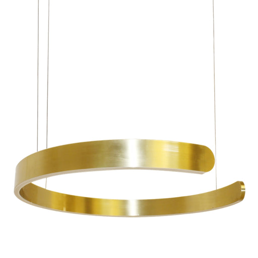 Alice Black | White | Gold Open Ring LED Pendant Light - Lighting.co.za