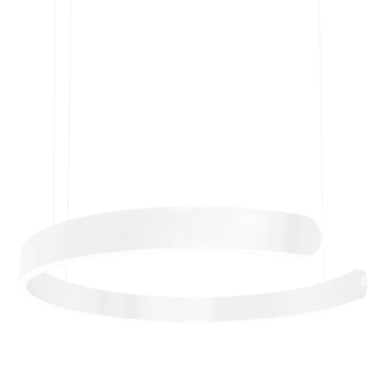 Alice Black | White | Gold Open Ring LED Pendant Light - Lighting.co.za