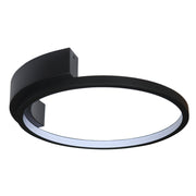 Alice Black | White | Gold Open Ring LED Ceiling Light - Lighting.co.za