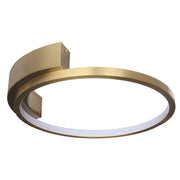 Alice Black | White | Gold Open Ring LED Ceiling Light - Lighting.co.za