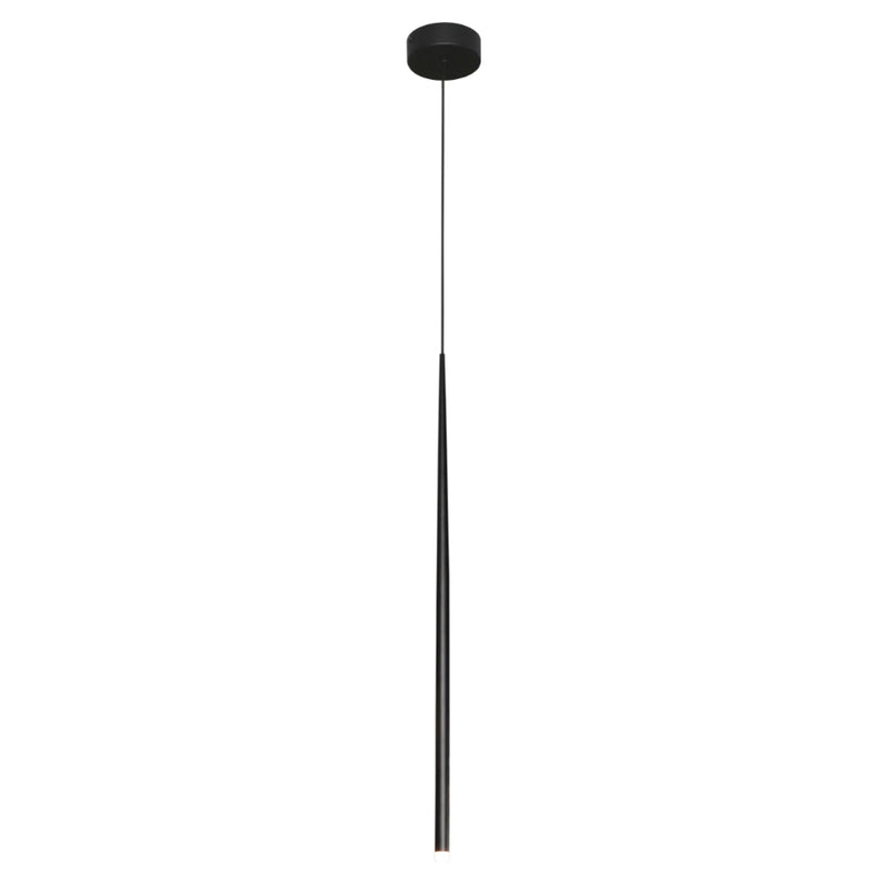 Slim Baton Black | White Tall Tube LED Pendant Light - Lighting.co.za