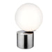 45 Degree Brass | Black | Silver and Opal Glass Table Lamp - Lighting.co.za