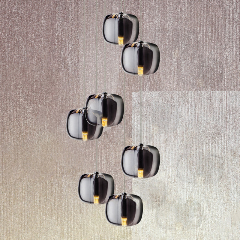 Big Apple Mini Smoke Glass Pendant Light - Lighting.co.za