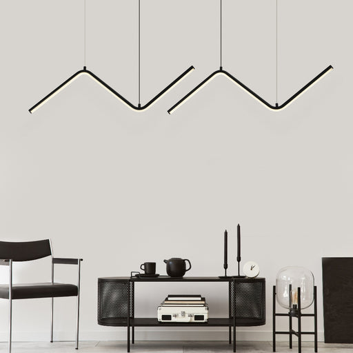 Bend Black Slim LED Pendant Light - Lighting.co.za