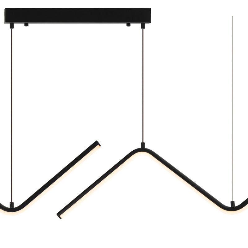 Bend Black Slim LED Pendant Light - Lighting.co.za
