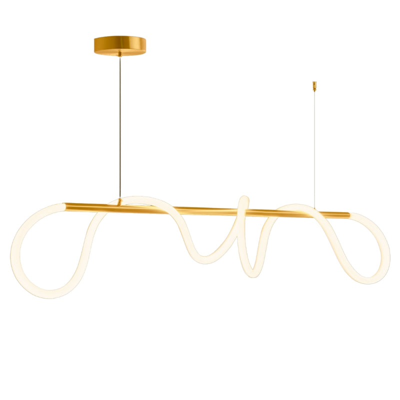 Doodle Black | Gold and Slim Neo Flex LED Pendant Light 3 Sizes - Lighting.co.za