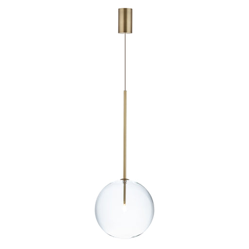 Elements Single Black or Gold and  Clear Glass Pendant Light - Lighting.co.za