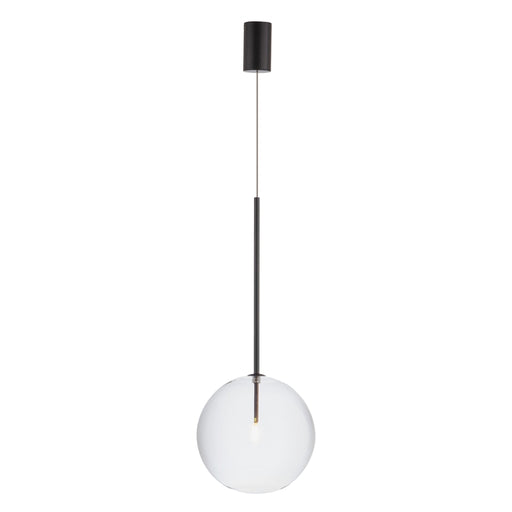 Elements Single Black or Gold and  Clear Glass Pendant Light - Lighting.co.za