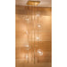 Elements Vertical Black or Brass and Clear Glass Pendant Light - Lighting.co.za