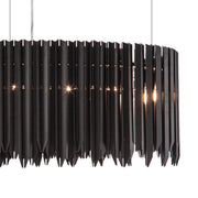 Enigma Black or Chrome Facet Pendant Light 3 Options - Lighting.co.za