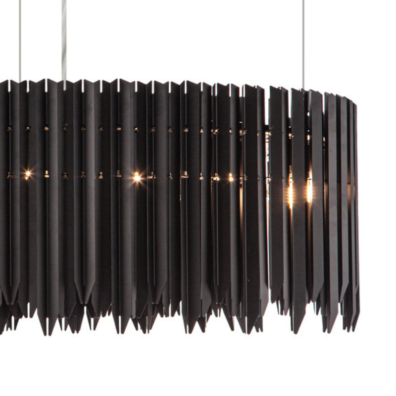 Enigma Black or Chrome Facet Pendant Light 3 Options - Lighting.co.za