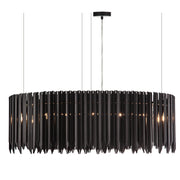 Enigma Black or Chrome Facet Pendant Light 3 Options - Lighting.co.za