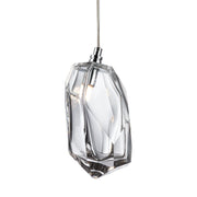 Facets Smokey or Clear Glass Pendant Light - Lighting.co.za