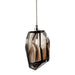 Facets Smokey or Clear Glass Pendant Light - Lighting.co.za
