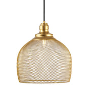 Gold Mesh Pendant Light 2 Options - Lighting.co.za