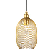 Gold Mesh Pendant Light 2 Options - Lighting.co.za