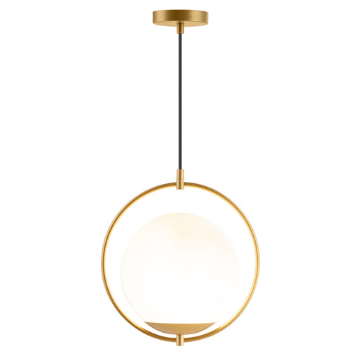 Moonrock Gold and Opal Glass Pendant Light 2 Sizes - Lighting.co.za