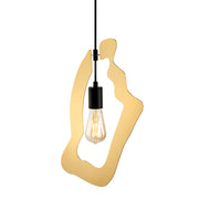 Outline Black | Gold | Silver Irregular Shaped Pendant Light 3 Sizes - Lighting.co.za