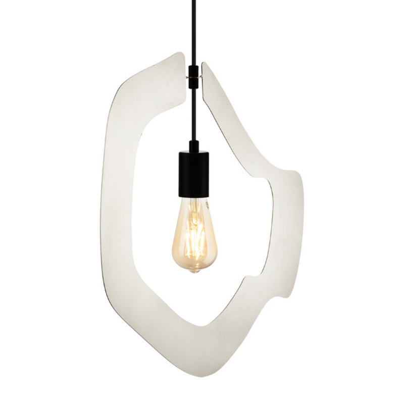 Outline Black | Gold | Silver Irregular Shaped Pendant Light 3 Sizes - Lighting.co.za