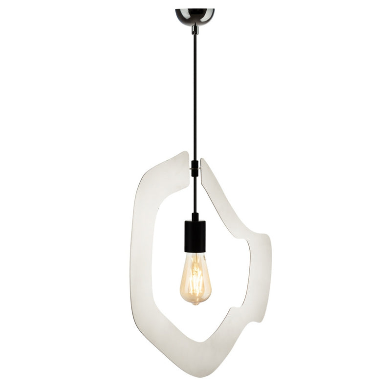 Outline Black | Gold | Silver Irregular Shaped Pendant Light 3 Sizes - Lighting.co.za