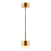 Puk Brass Look | Chrome and Glass LED Mini Pendant Light - Lighting.co.za